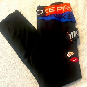 Nike Pro Crossover Waistband Ankle Leggings